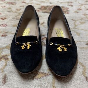 Salvatore Ferragamo loafers with gold charm